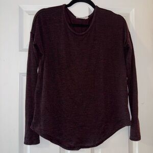 Rag & Bone Red Long Sleeve T-Shirt